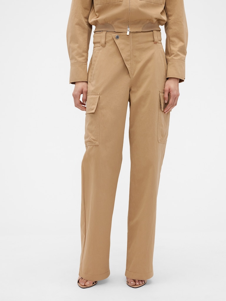 Gap × Victoria Beckham High Rise Cargo Pants