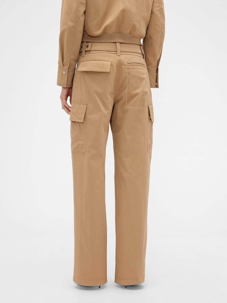 Gap × Victoria Beckham High Rise Cargo Pants