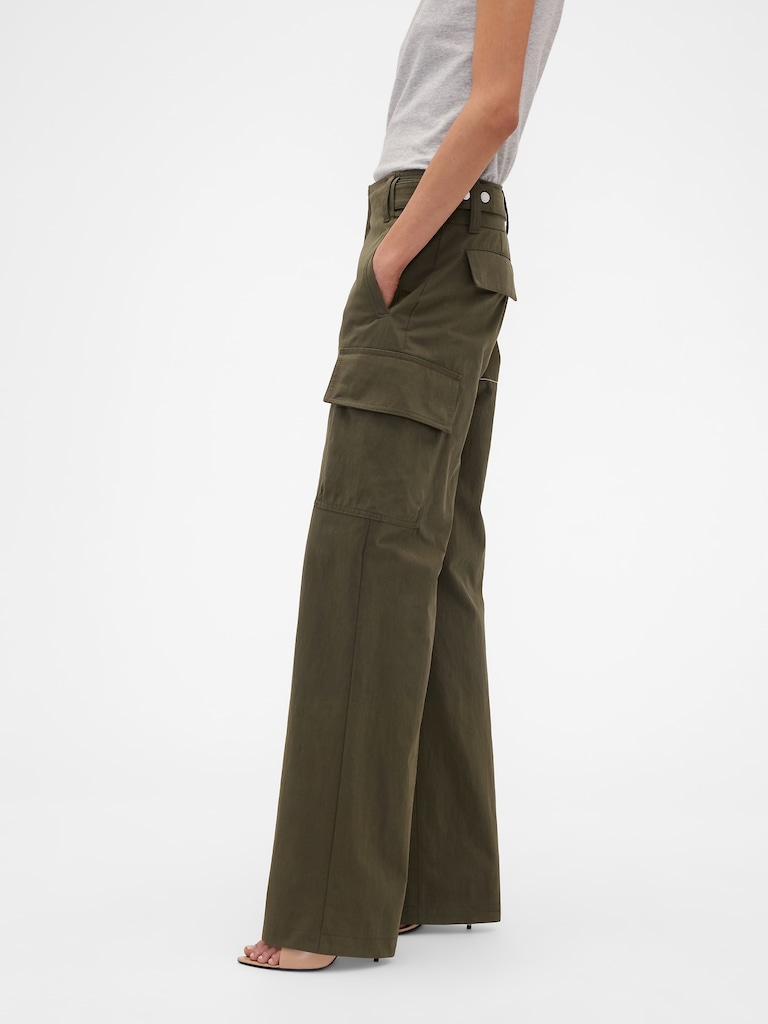 Gap × Victoria Beckham High Rise Cargo Pants