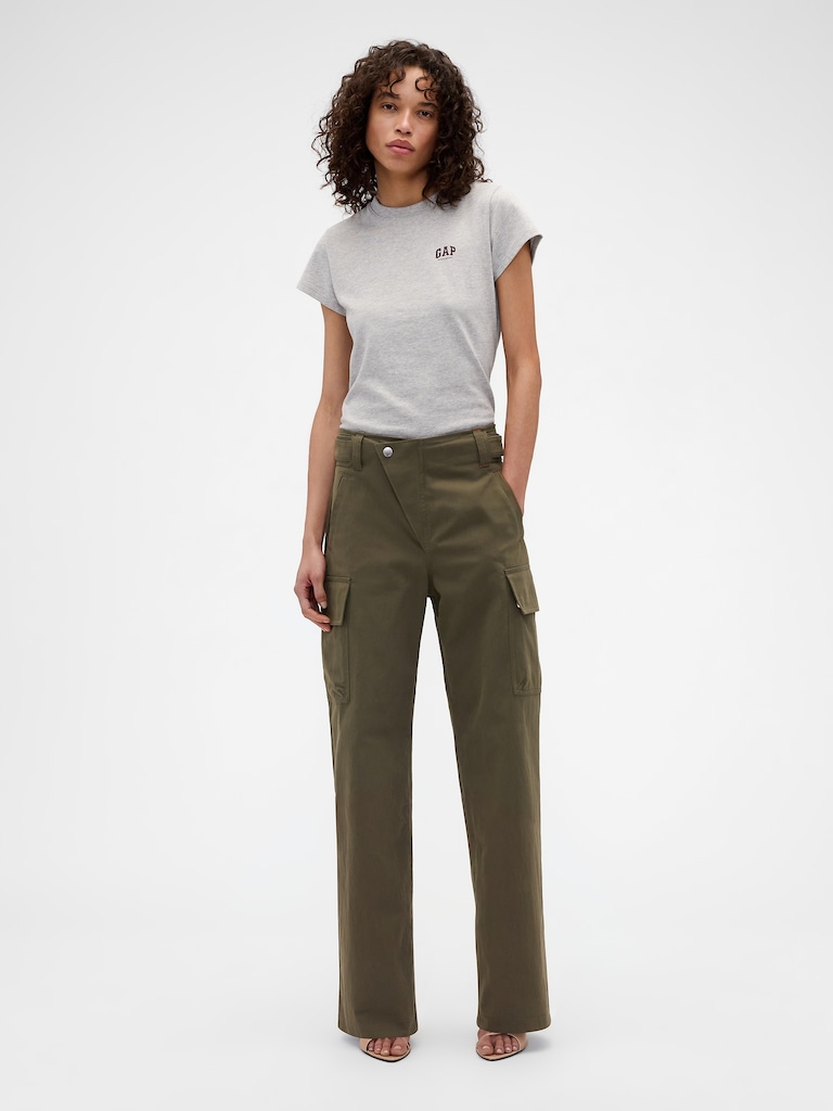 Gap × Victoria Beckham High Rise Cargo Pants