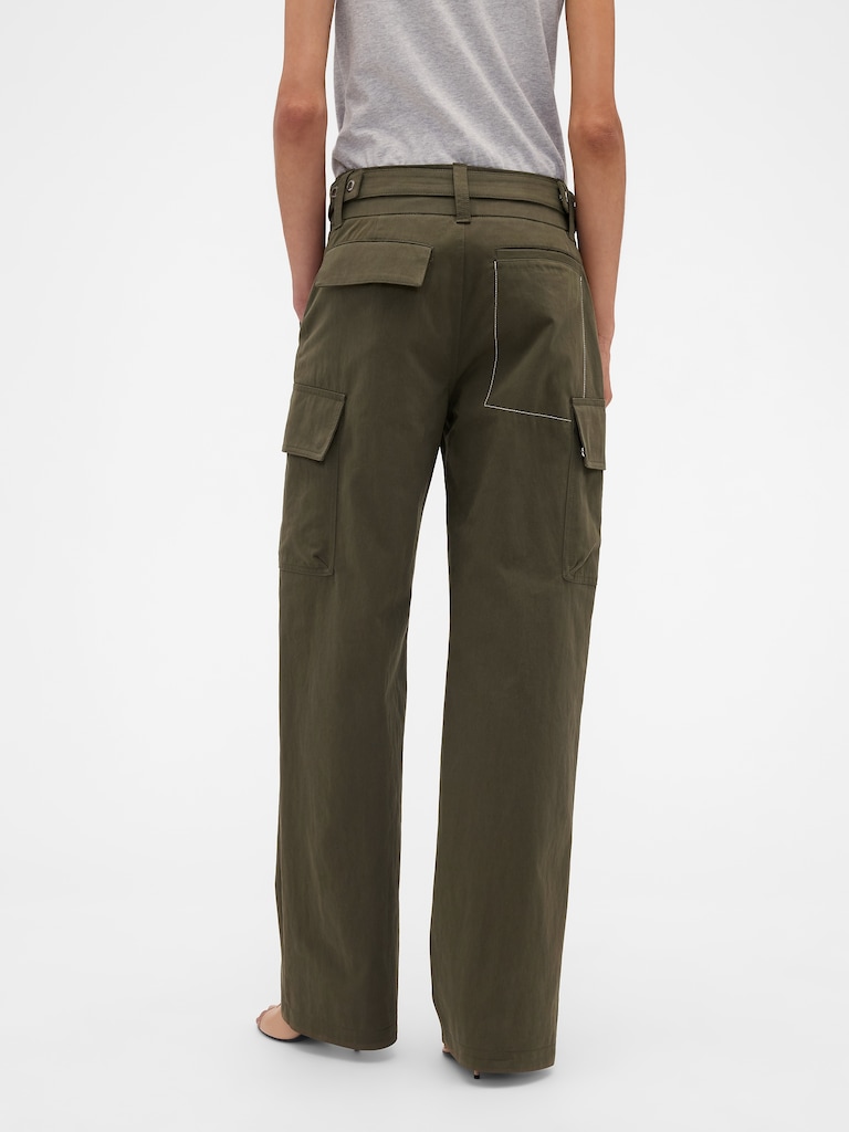 Gap × Victoria Beckham High Rise Cargo Pants