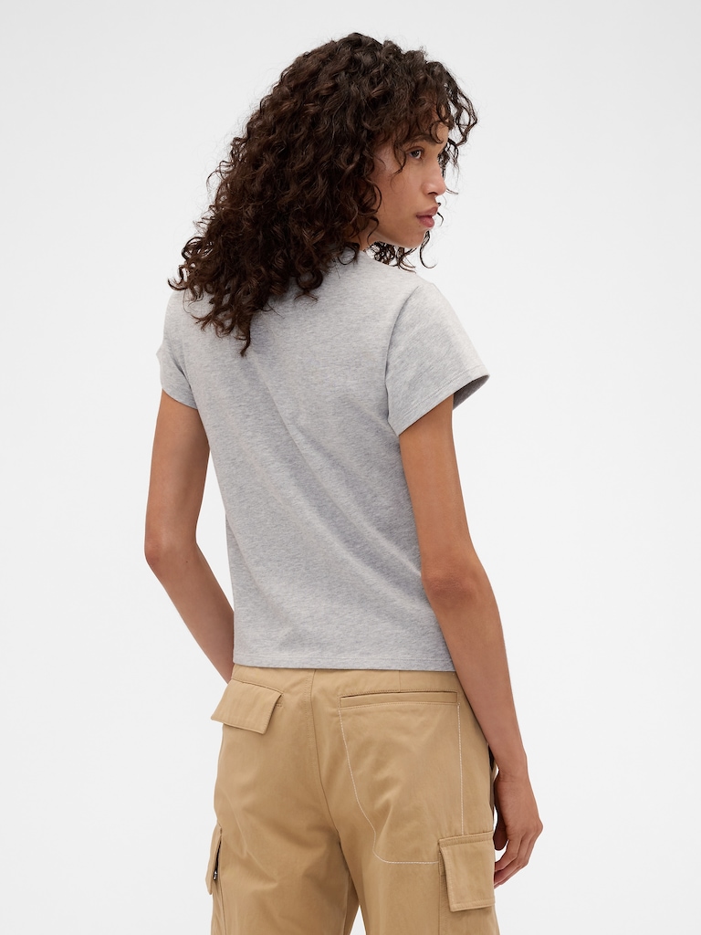 Gap × Victoria Beckham Organic Cotton Logo T-Shirt