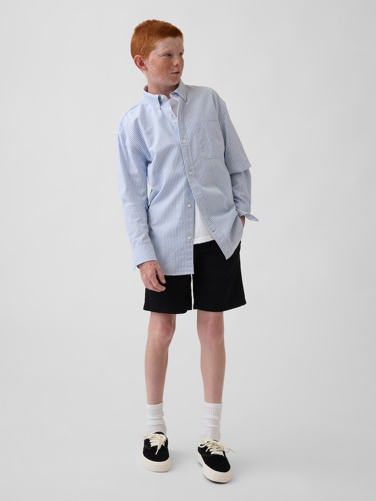 Kids Modern Khaki Shorts
