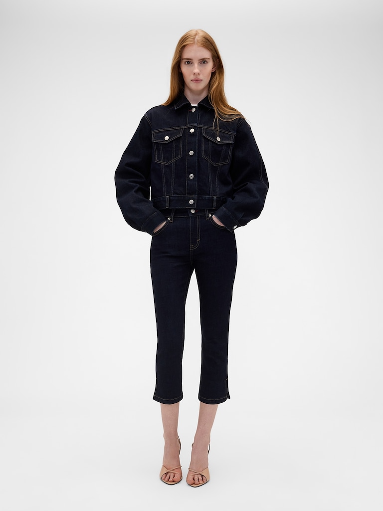 Gap × Victoria Beckham Low Rise Capri Jeans