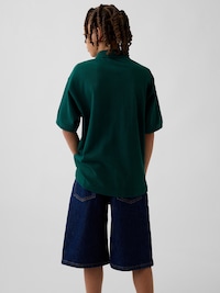Kids Relaxed Pique Polo Shirt