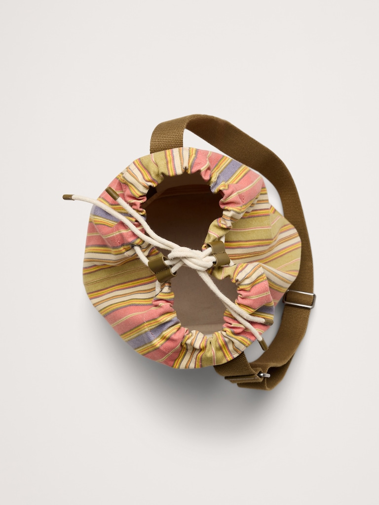 Cotton Canvas Crossbody Bag