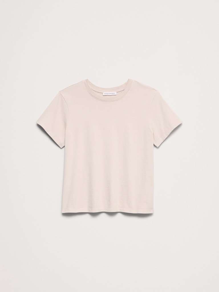 Vintage Cotton Crew-Neck T-Shirt