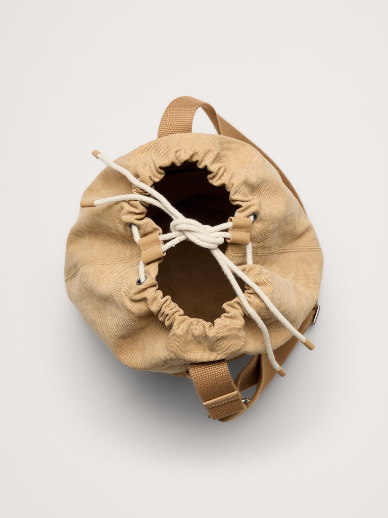 Cotton Canvas Crossbody Bag