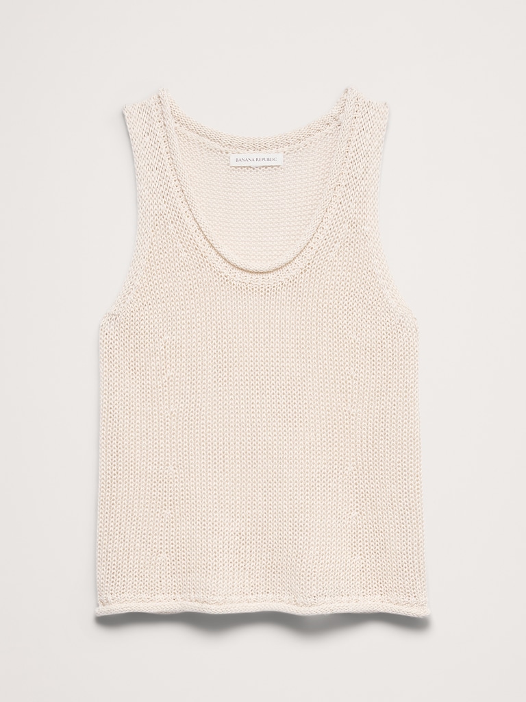 Heirloom Linen Sweater Tank