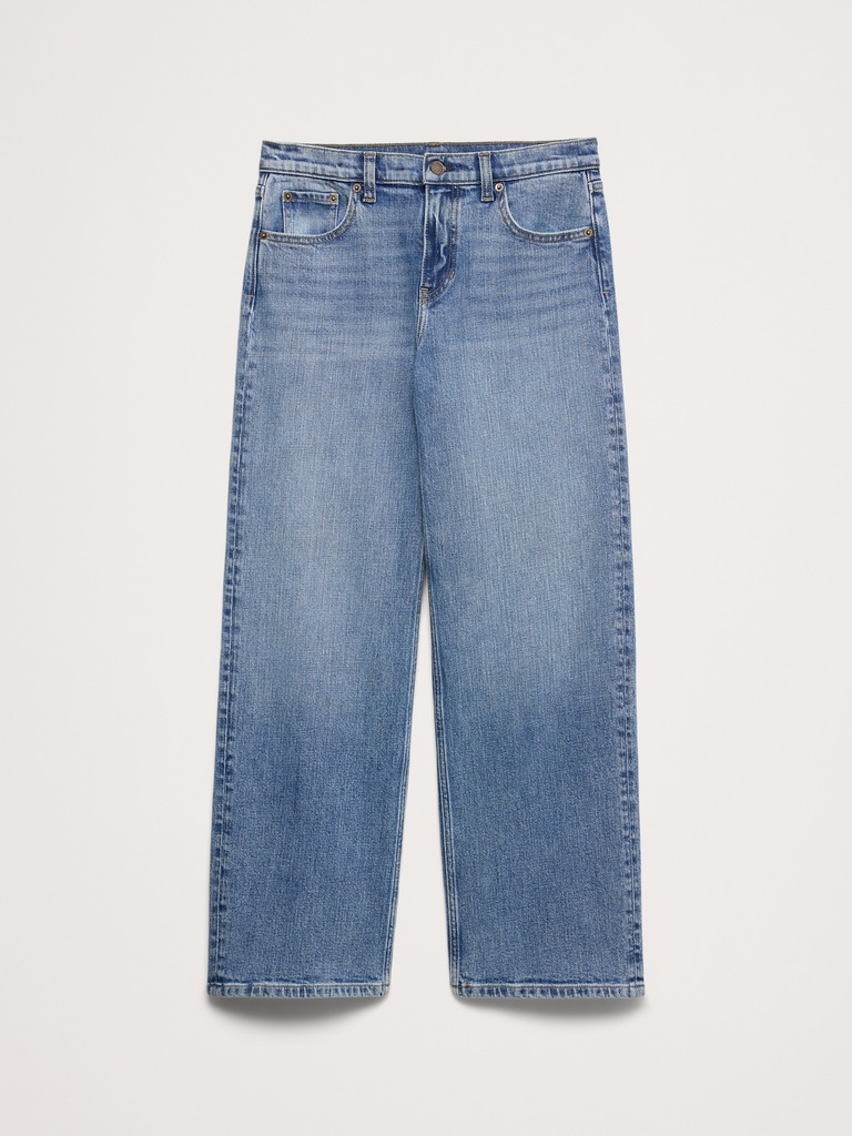 Mid-Rise 90s Loose Crop Jean