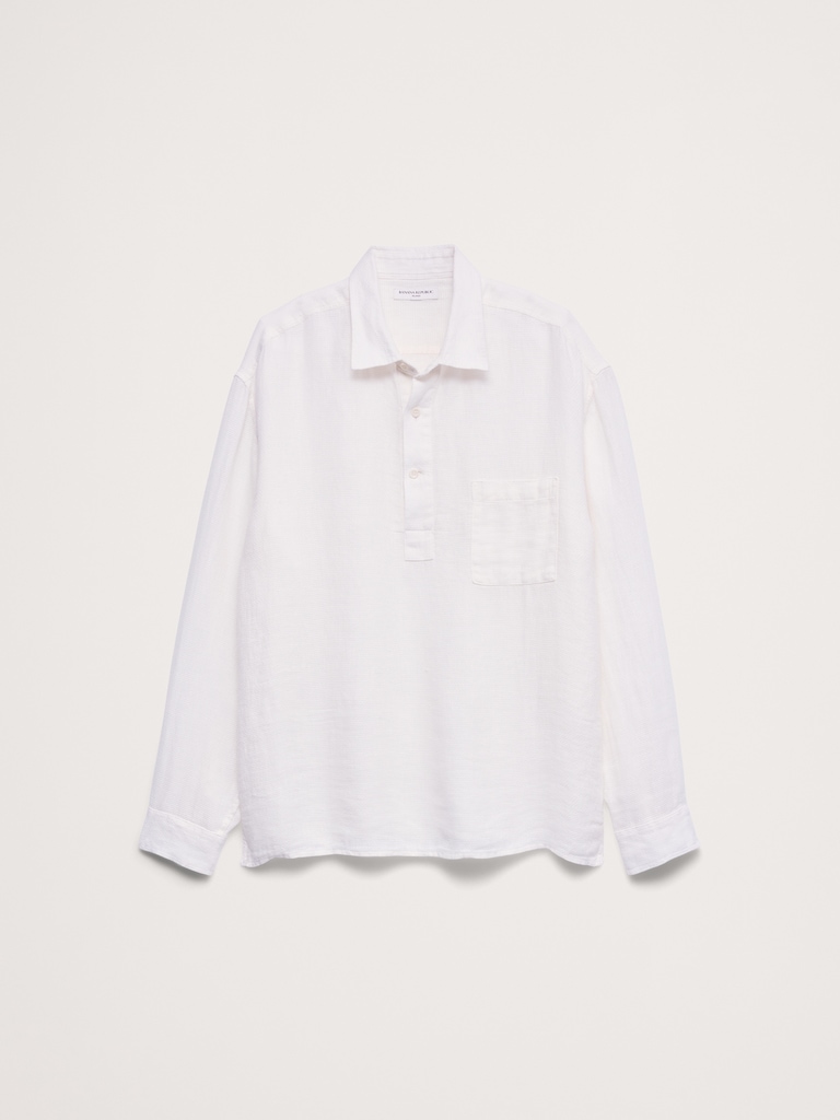 Haut décontracté en lin