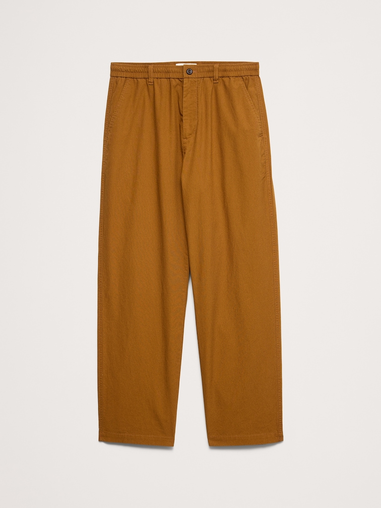The Weekender Relaxed Pull-On Pant in Cotton