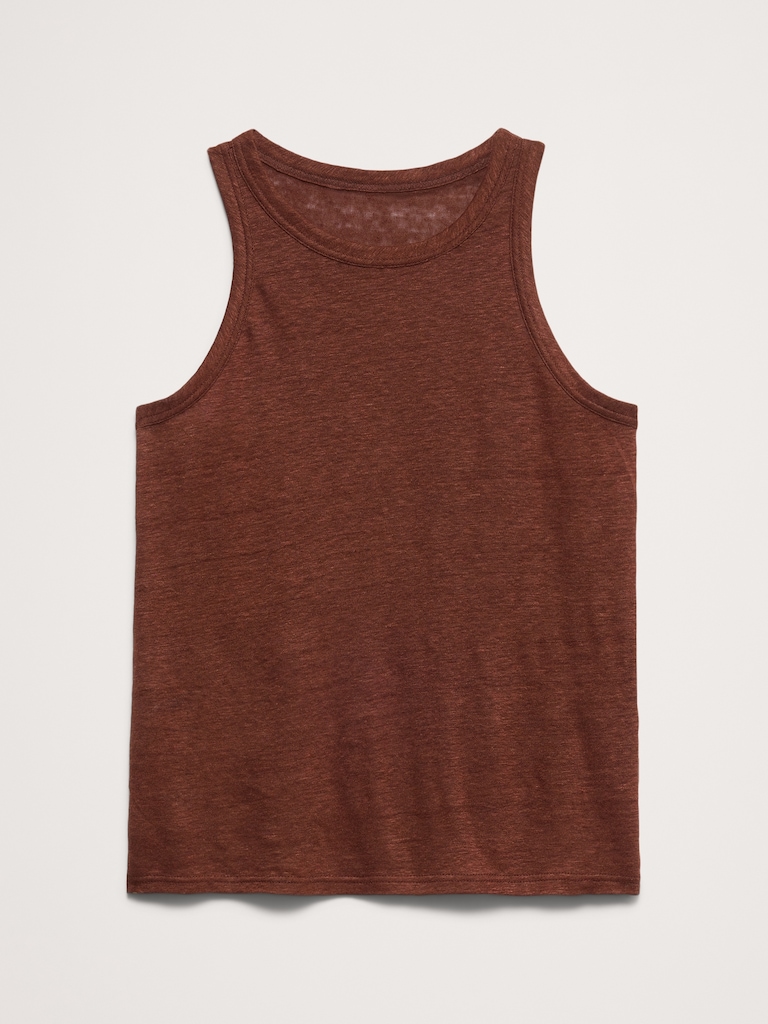 Linen Cutaway Tank