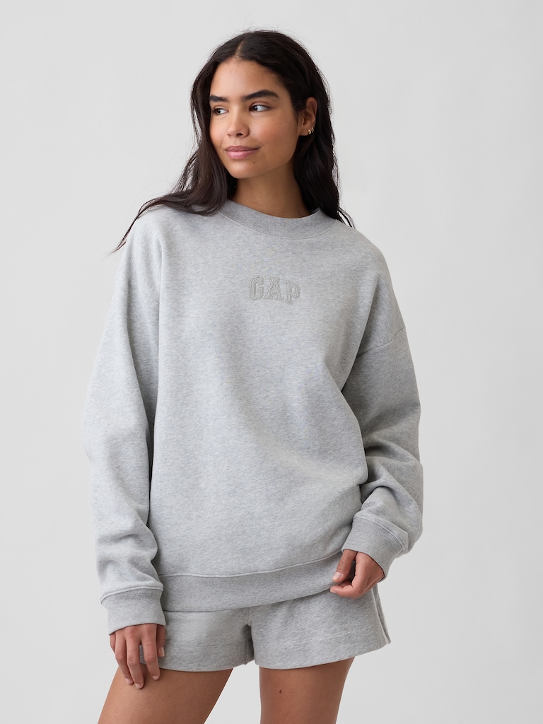 Adult Relaxed Gap Mini-Logo Sweatshirt