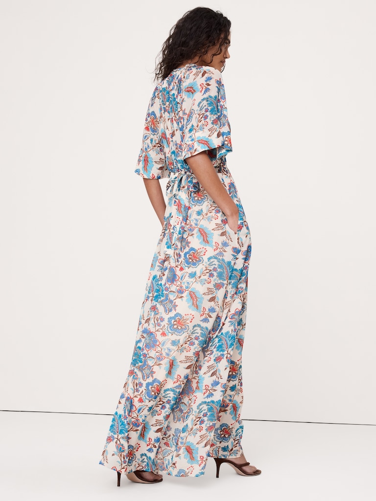 Tie-Back Maxi Dress