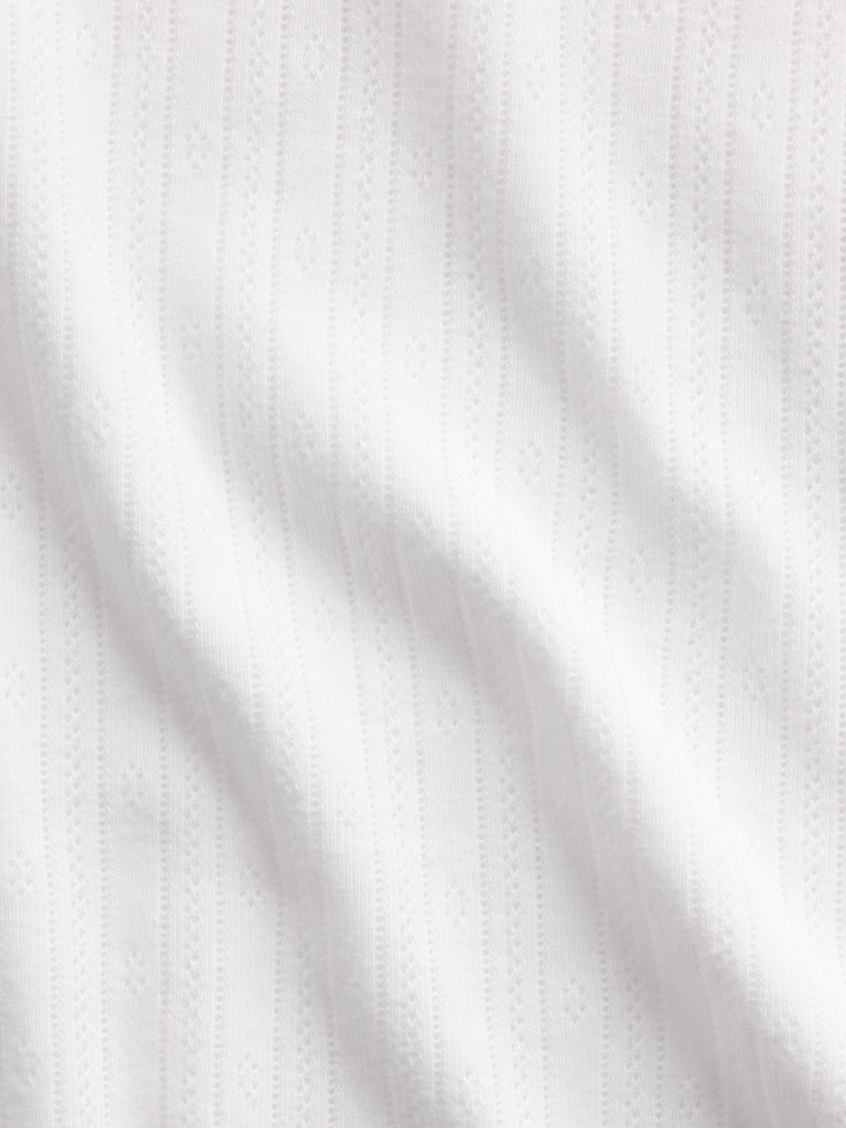 Pointelle Crewneck T-Shirt