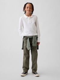 Kids Uniform Stretch Relaxed Straight Khakis