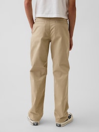 Kids Uniform Stretch Relaxed Straight Khakis