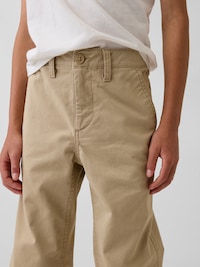 Kids Uniform Stretch Relaxed Straight Khakis