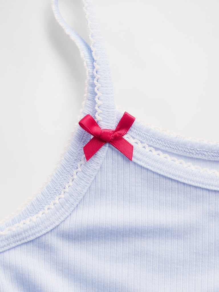 Kids Recycled Rib PJ Tank Top