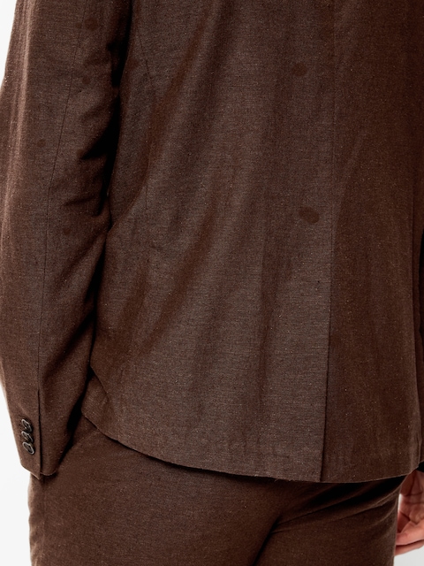 Relaxed Unlined Linen-Blend Blazer