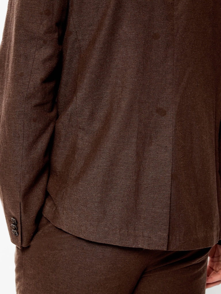 Relaxed Unlined Linen-Blend Blazer