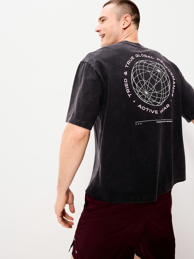 Heavyweight Graphic Cropped T-Shirt