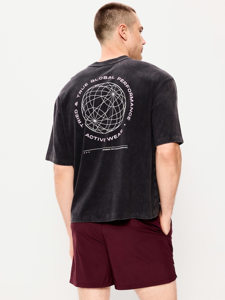 Heavyweight Graphic Cropped T-Shirt
