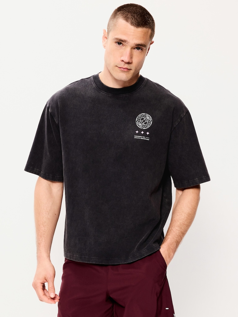 Heavyweight Graphic Cropped T-Shirt