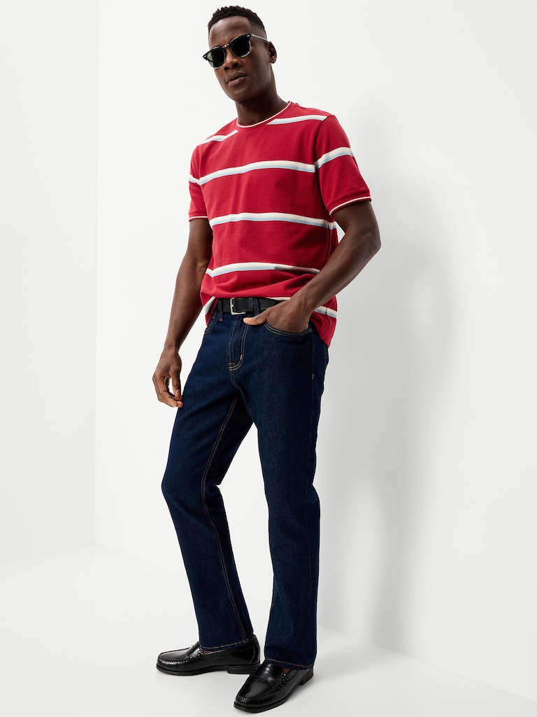 Crew-Neck Pique T-Shirt