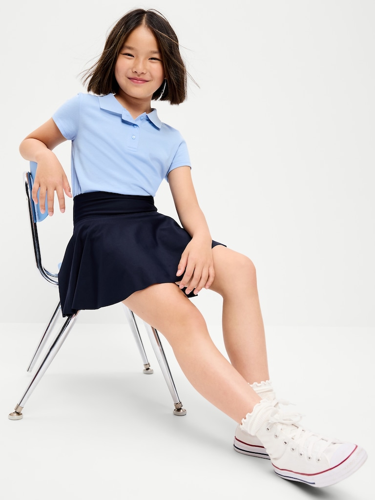 High-Waisted PowerSoft Skort for Girls