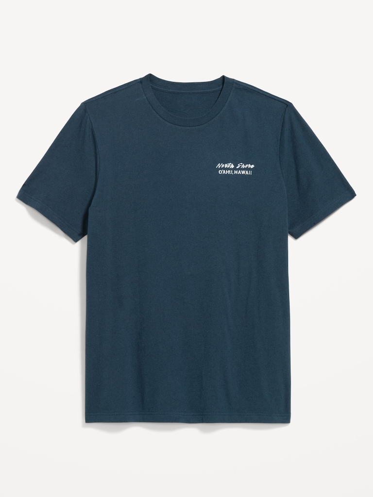 Soft-Washed Crew-Neck Graphic T-Shirt