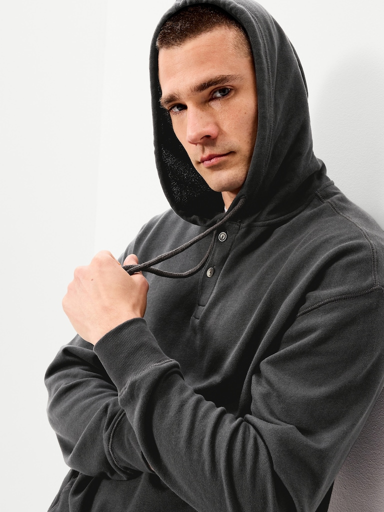 French Terry Pullover Hoodie