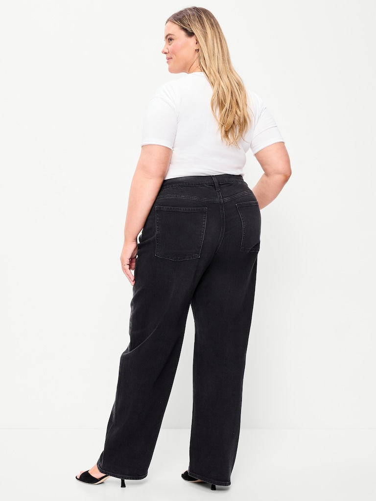 Low-Rise Loose Jeans