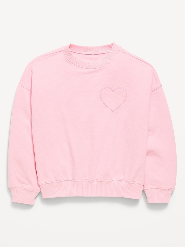 Favorite Fleece Oversized Tunic Sweatshirt for Girls