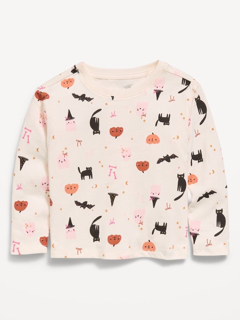 Printed Long-Sleeve T-Shirt for Toddler Girls