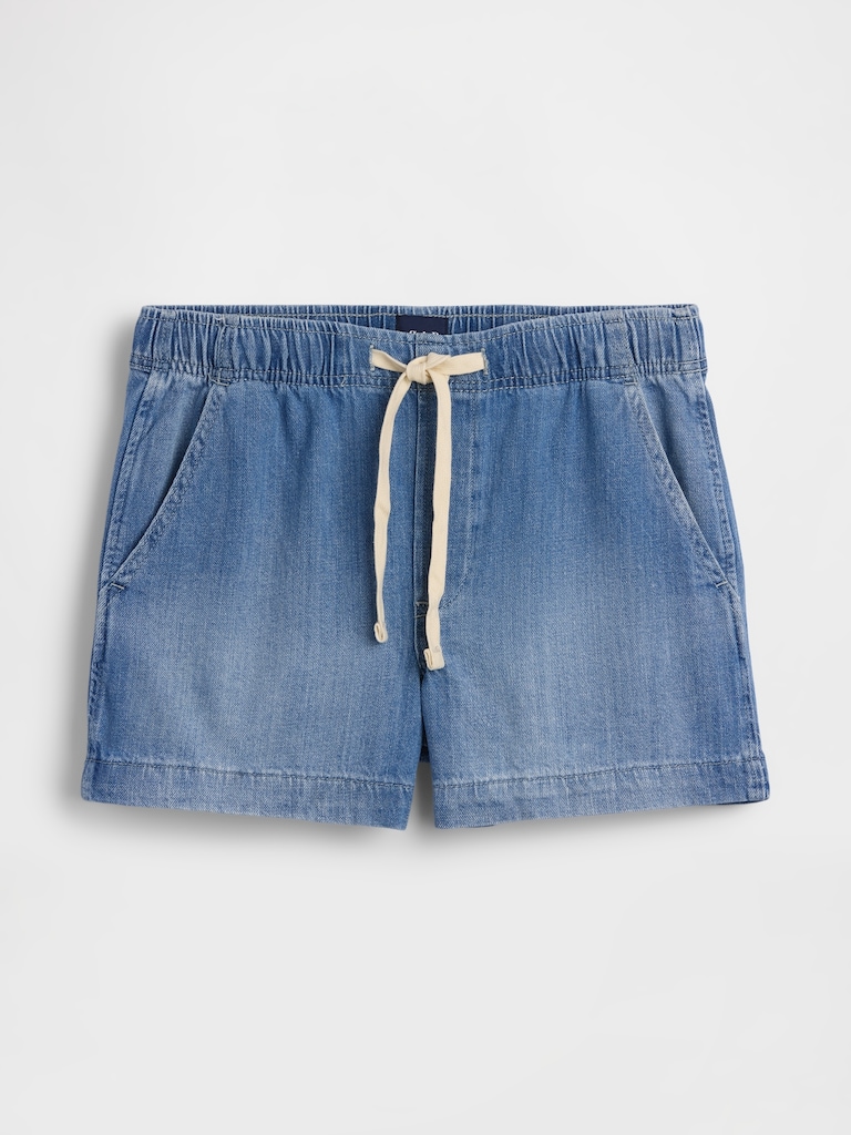 4" Denim Easy Shorts