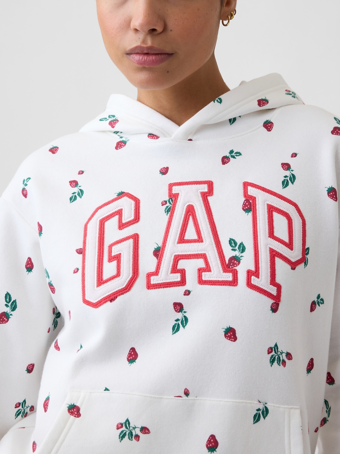 Relaxed Gap Logo Hoodie