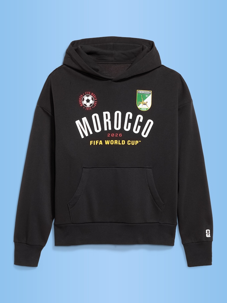 Chandail à capuchon surdimensionné de la Coupe du monde de la FIFA 26™, Maroc pour homme
