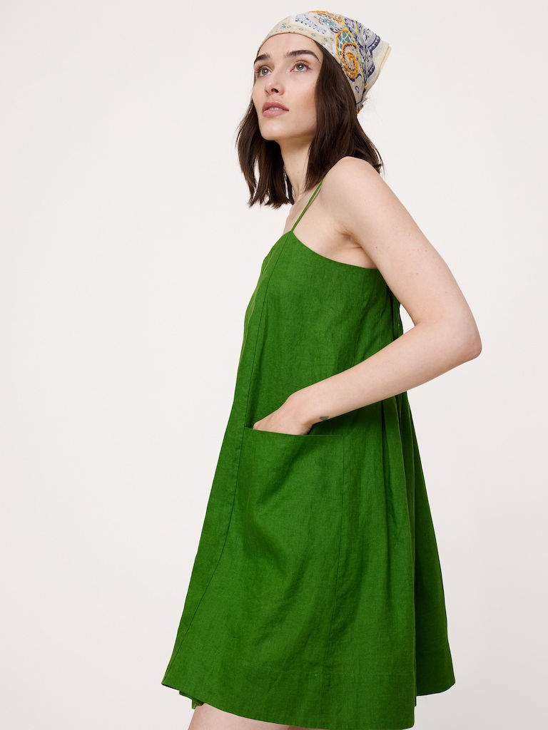 Linen Mini Dress