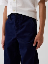 Kids Uniform Stretch Relaxed Straight Khakis