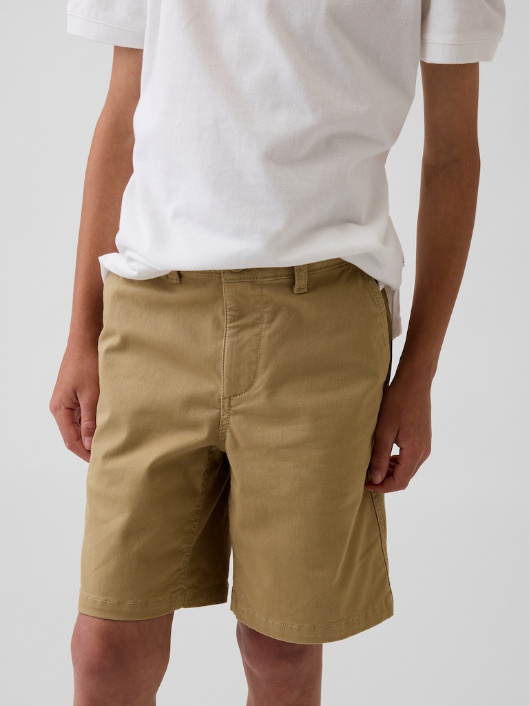 Kids Modern Khaki Shorts