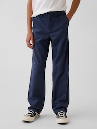 Kids Uniform Stretch Relaxed Straight Khakis