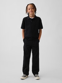 Kids Uniform Stretch Relaxed Straight Khakis
