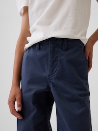 Kids Uniform Stretch Relaxed Straight Khakis