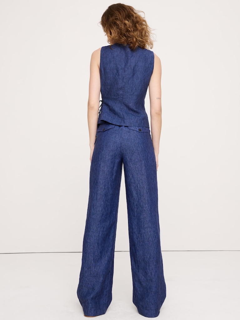 The Everyday Wide-Leg Pant in Linen