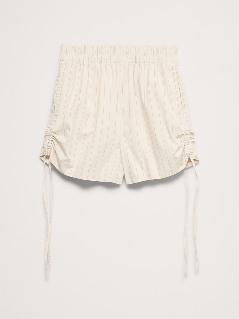 Cotton Poplin 3" Side-Tie Short