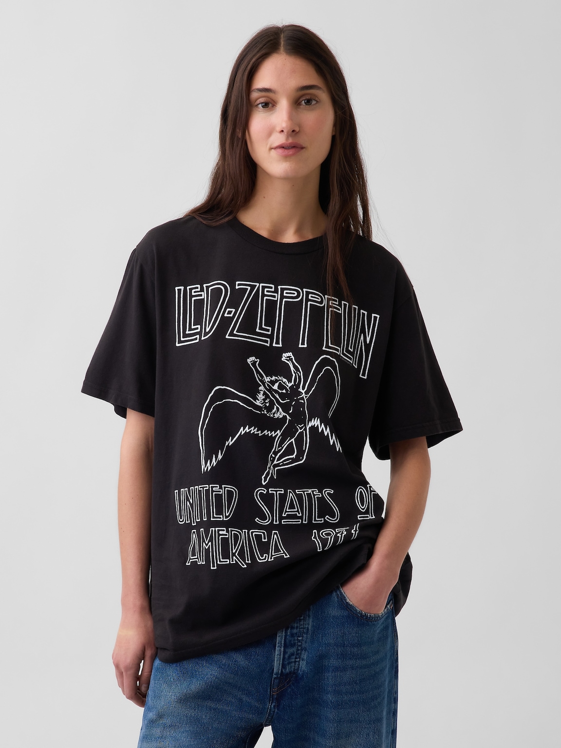 Led Zeppelin Relaxed Graphic T-Shirt