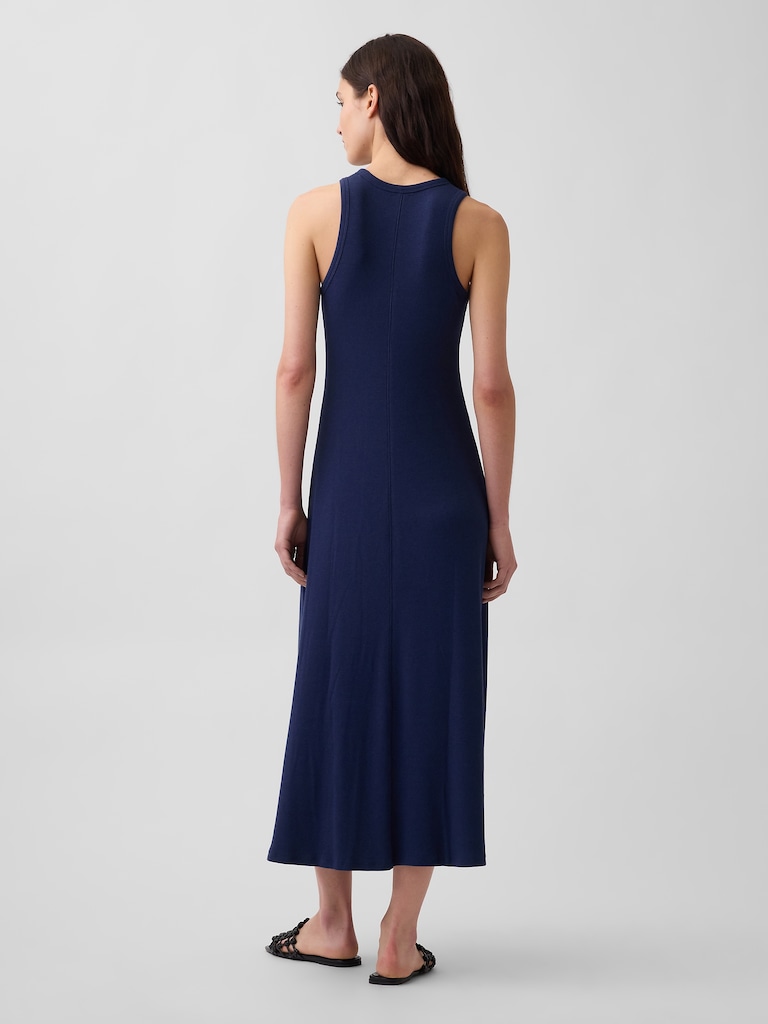 Modern Rib Shelf-Bra Maxi Dress