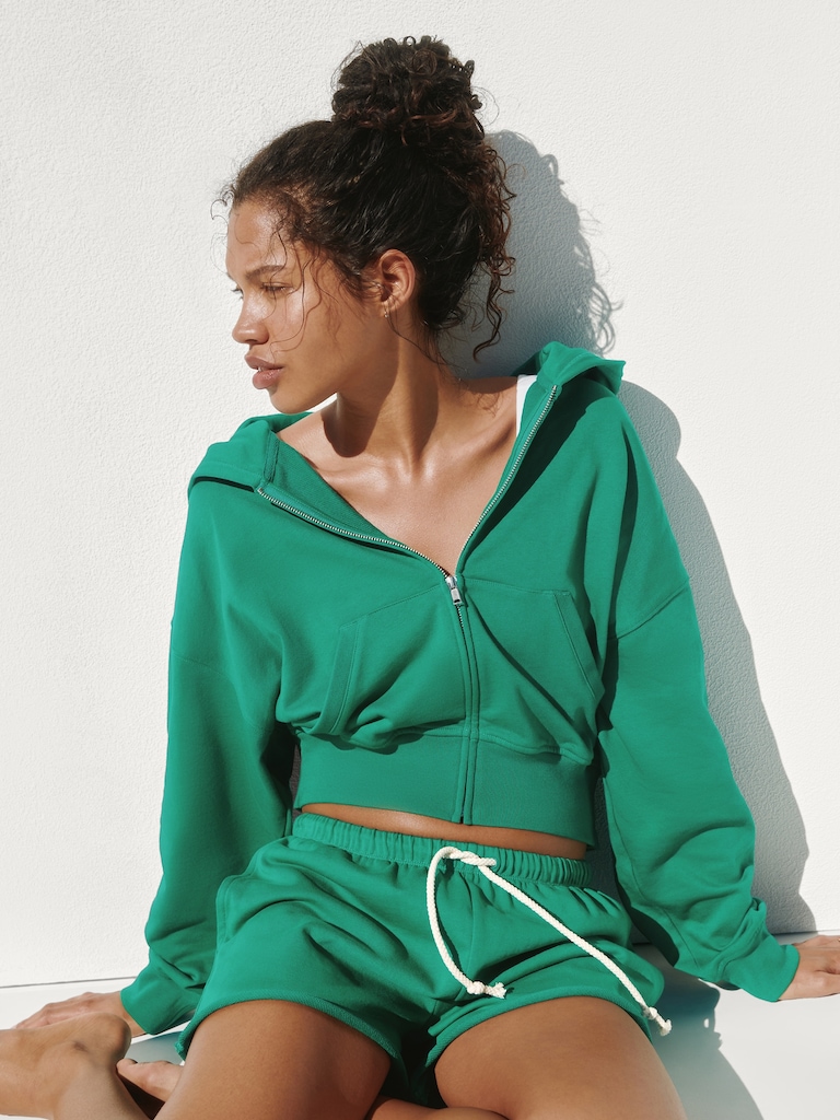 VintageSoft Terry Zip Hoodie